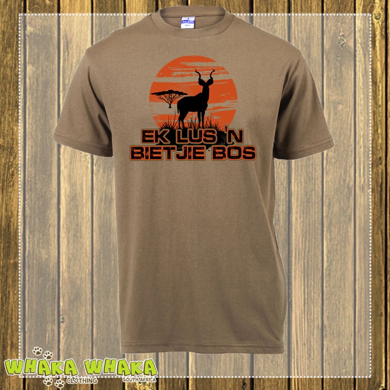 Ek lus n bietjie Bos Men T-shirt