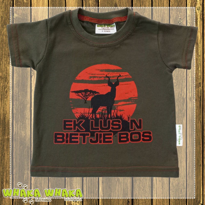 Ek lus 'n bietjie bos Boys T-shirt