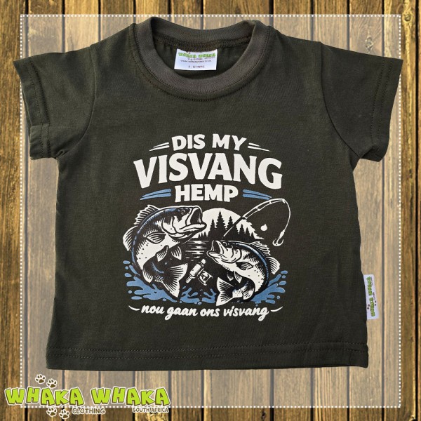Dis My Visvang Hemp Nou Gaan Ons Visvang kids T-Shirt 