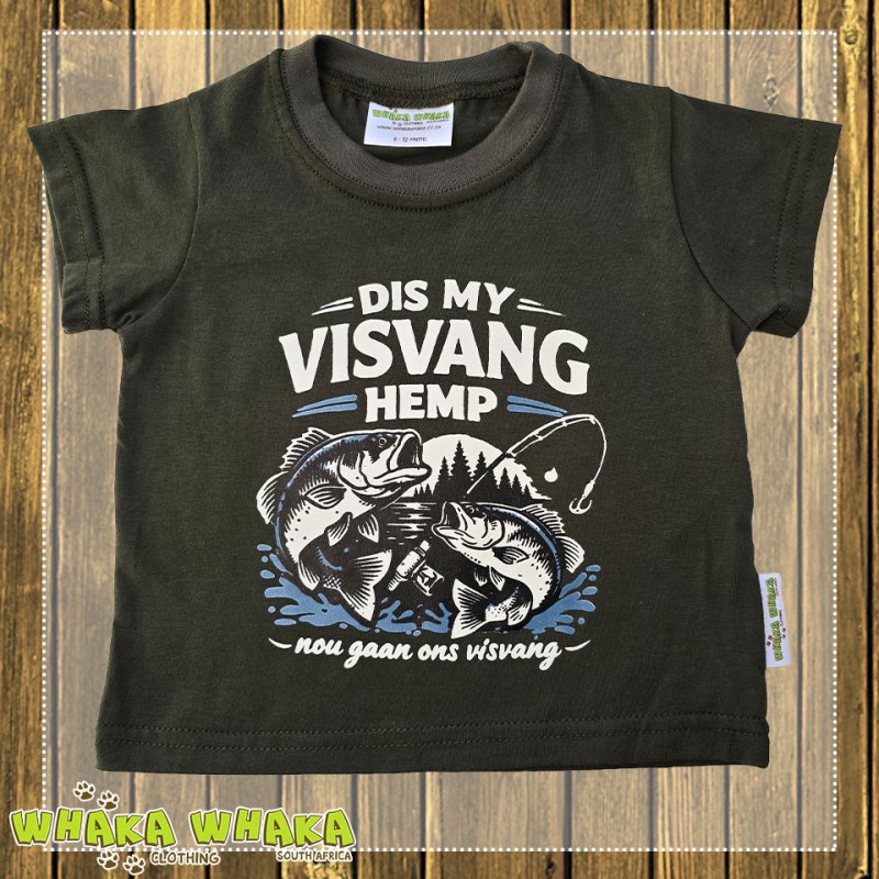 Dis My Visvang Hemp Nou Gaan Ons Visvang kids T-Shirt 